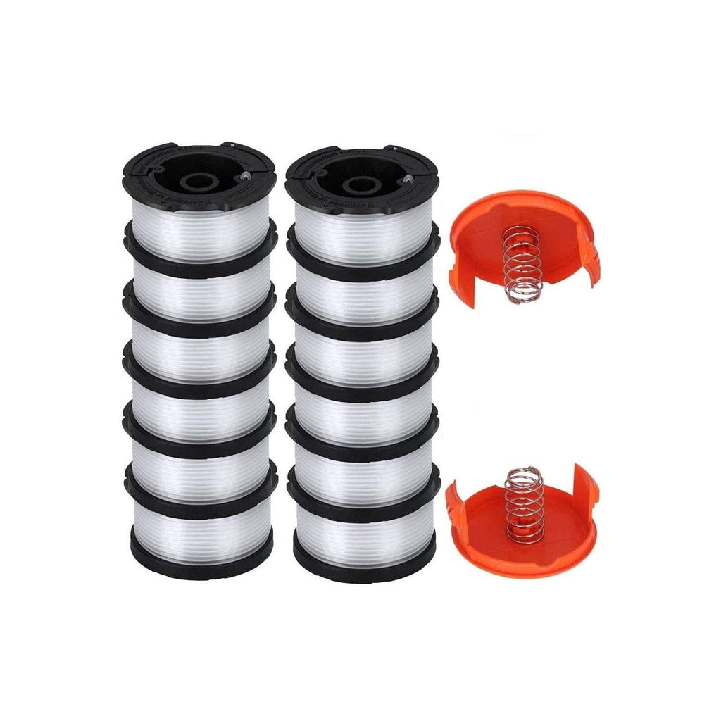 AF100 Replacement Spool for Black and Decker AF-100-3ZP AF-100-BKP,30-Foot,0.065-Inch,(AF-1003ZP) fits GH900 GH600 GH610 String Trimmer 30ft 0.065" Trimmer Line Replacement Spool Refills (12 + 2 )