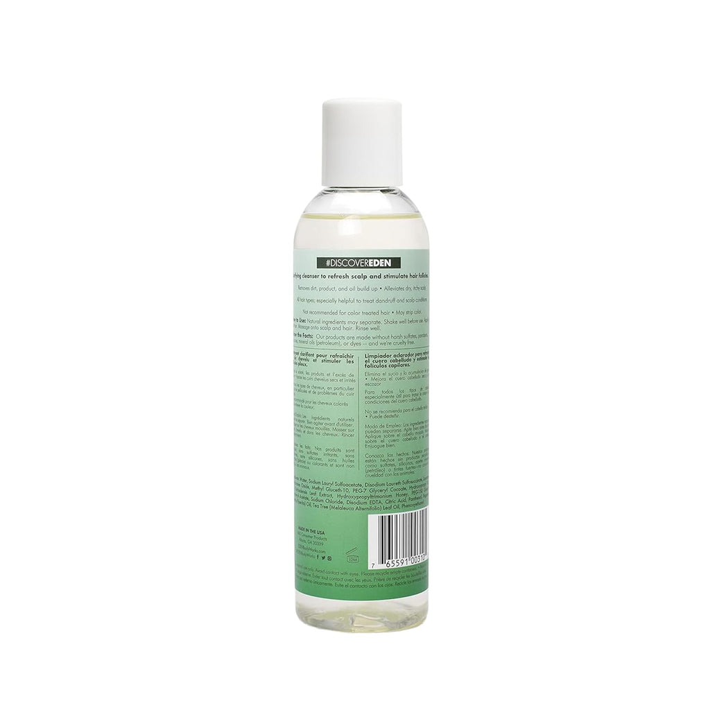 Buy now EDEN BodyWorks Peppermint Tea Tree Shampoo | Clarifying Shampoo for Curly Hair | Perfect for Build Up Cleansing | 8oz at indiglob india