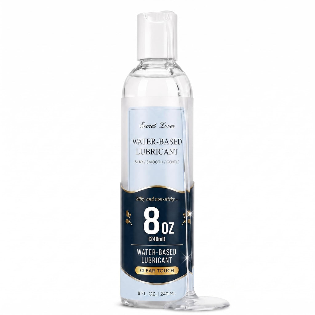 Secret Lover Water Based Lube, pH Balanced for Sensitive, Clear, 8 Fl Oz