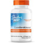 Buy now Doctors Best Lumbrokinase, Supports Heart Function, 720,000 Units Per Serving, 60 Veggie Caps 60 Count (Pack of 1) at indiglob india