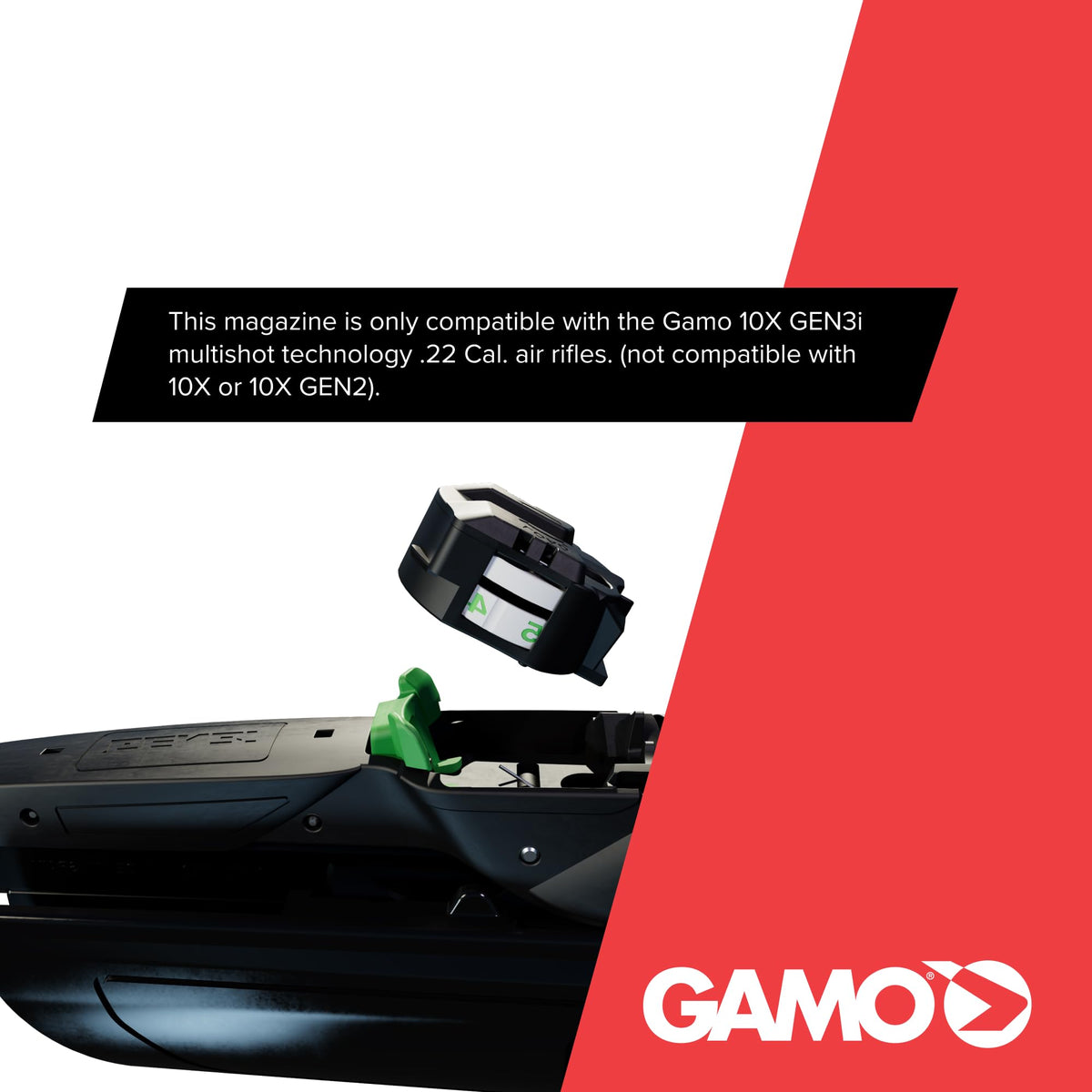 Gamo Swarm 10X GEN3i Magazine - .22 Cal - 10‑Round