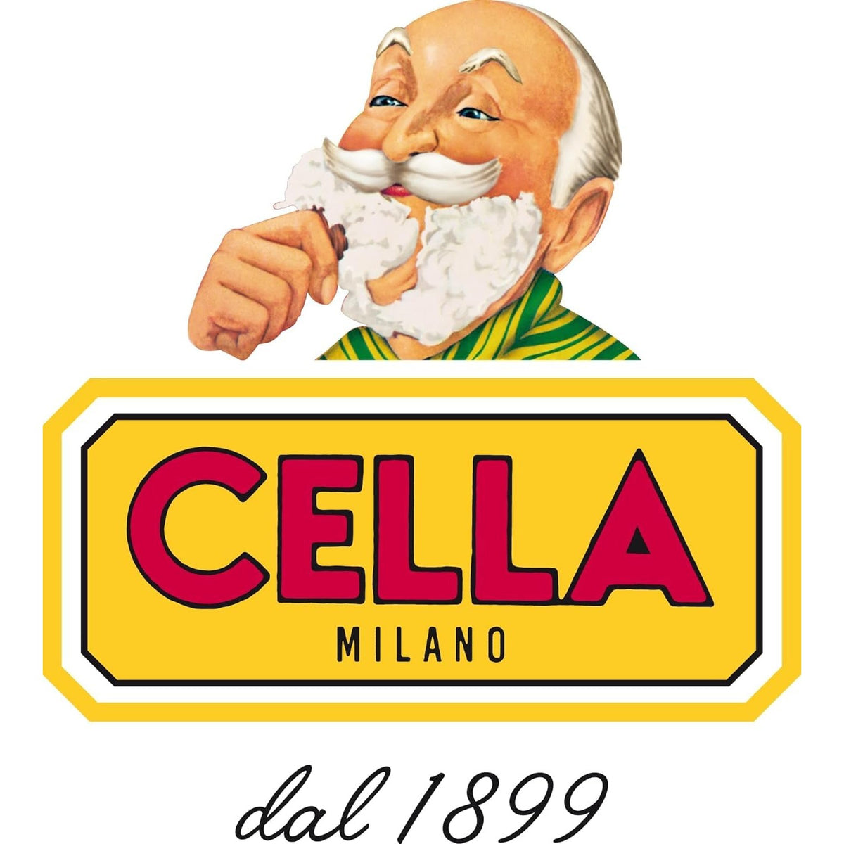 Cella Milano Classic Almond Shaving Cream Soap,150 g, Made in Italy