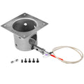 Fire Burn Pot and Hot Rod Ignitor Kit Replacement Parts for Traeger & Pit Boss Wood Pellet Grill Smoker, Fire Burner Pot with Screws and Fuse