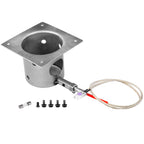 Fire Burn Pot and Hot Rod Ignitor Kit Replacement Parts for Traeger & Pit Boss Wood Pellet Grill Smoker, Fire Burner Pot with Screws and Fuse