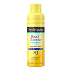 Neutrogena Beach Defense Sunscreen Spray, SPF 70, 6.5 oz | Face & Body, Broad Spectrum for UVA/UVB Protection, Lightweight Sunscreen, Water-Resistant up to 80 Minutes, Beach-Strength