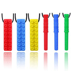 6 Pack Chew Necklaces for Sensory Kids, Chewy Toys for Kids Autism ADHD