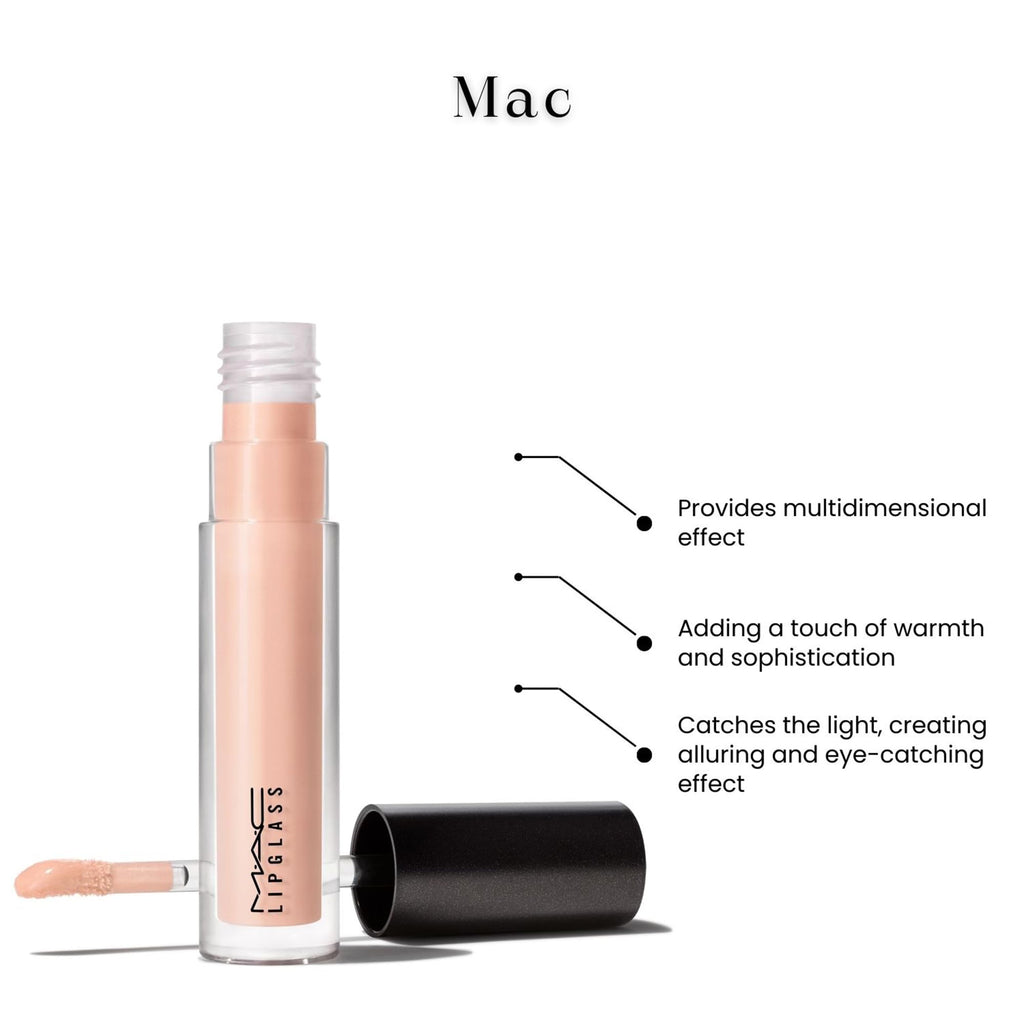 Buy now MAC Lipglass - C-Thru 3.1 ml / 0.1 oz at indiglob india