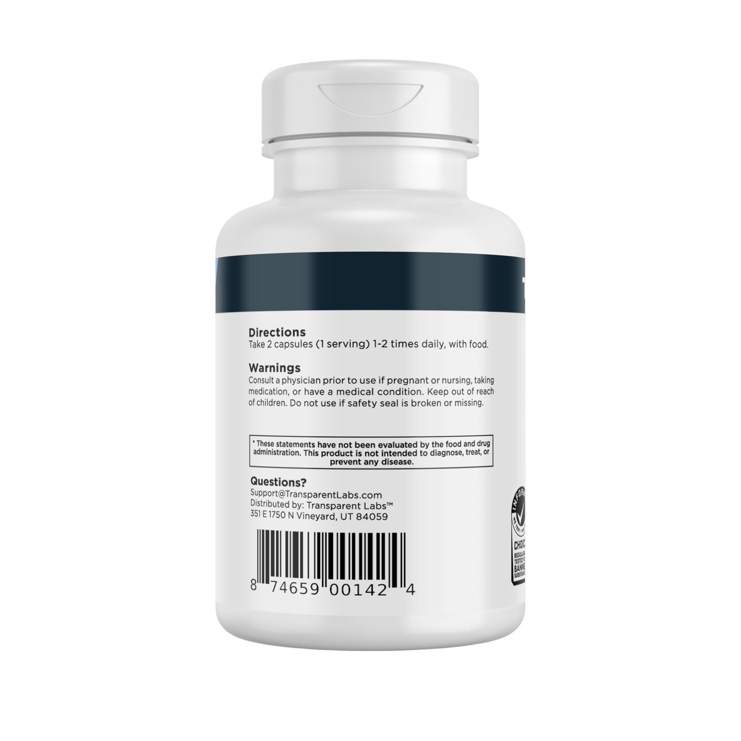 Transparent Labs Vitality Testosterone Booster - Testosterone Supplement for Men with Ashwagandha KSM-66, PrimaVie Shilajit Extract, & DIM to Support Vitality, & Bioavailable Testosterone - 60 Count