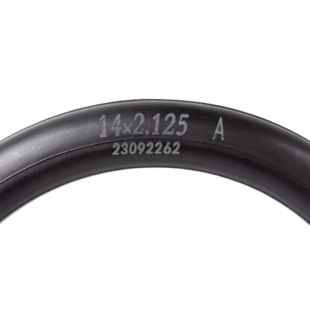 Heavy-Duty 14 x 2.125 Inner Tube 14 Inch Electric Bike Tubes with Angled Valve Stem for Replacement Electric Scooters and E-Bike Tire Tube 2 Packs