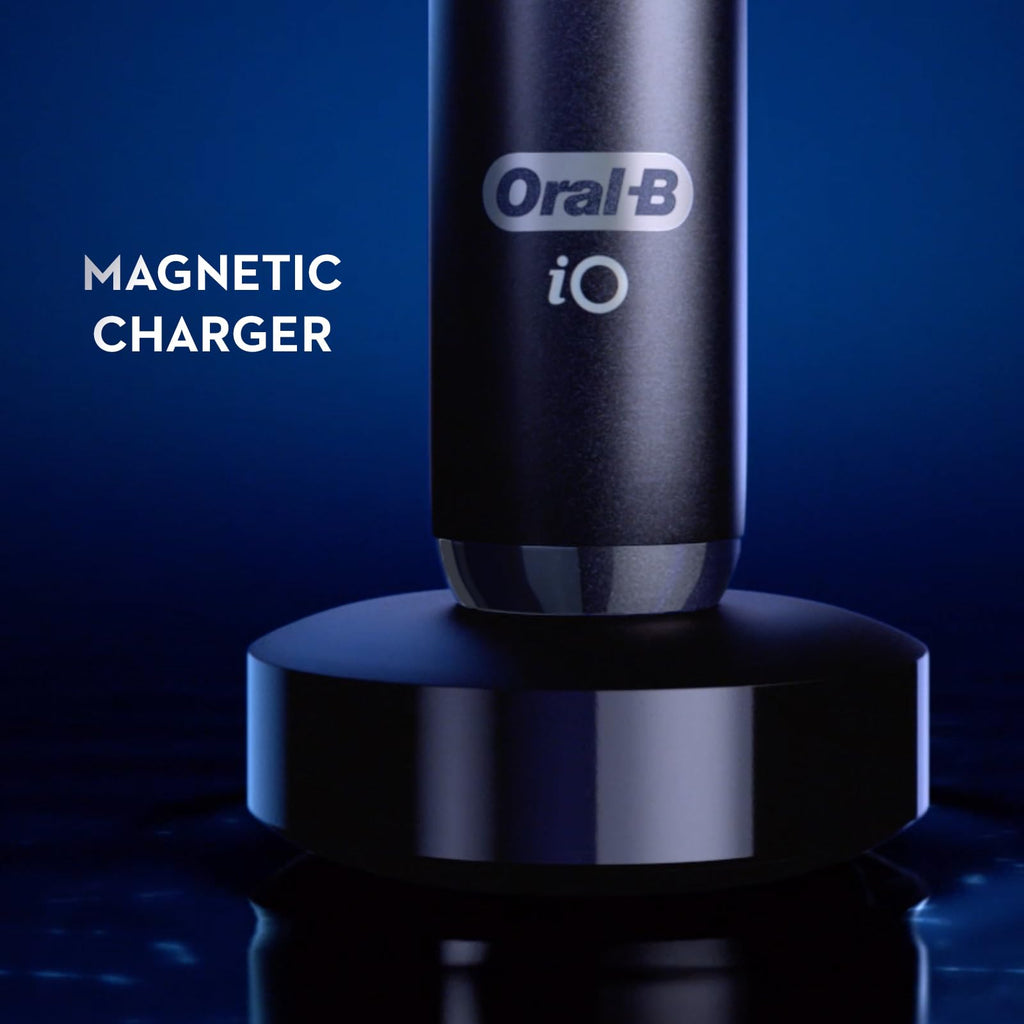 Buy now Oral-B iO Deep Clean + Protect Rechargeable Electric Toothbrush, White, iO Series 7, 2 Replacement Brush Heads, Charging Travel Case at indiglob india