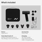 Hyperice Hypervolt 3 Percussion Massage Gun Heated Head Premium Carry Case