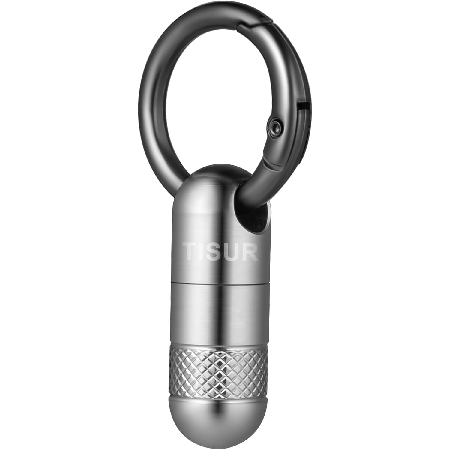 Buy now TISUR Micro Keychain Pill Holder, Titanium Pill Case Waterproof Pill Container, Portable Tiny Pill Organizer for Travel Purse Pocket Upgrade Tiny at indiglob india
