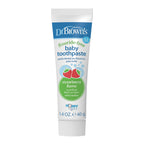 Buy now Dr. Brown's Fluoride-Free Baby Toothpaste, Safe to Swallow, Apple Pear, 1-Pack, 1.4oz/40g, 0-3 Years at indiglob india
