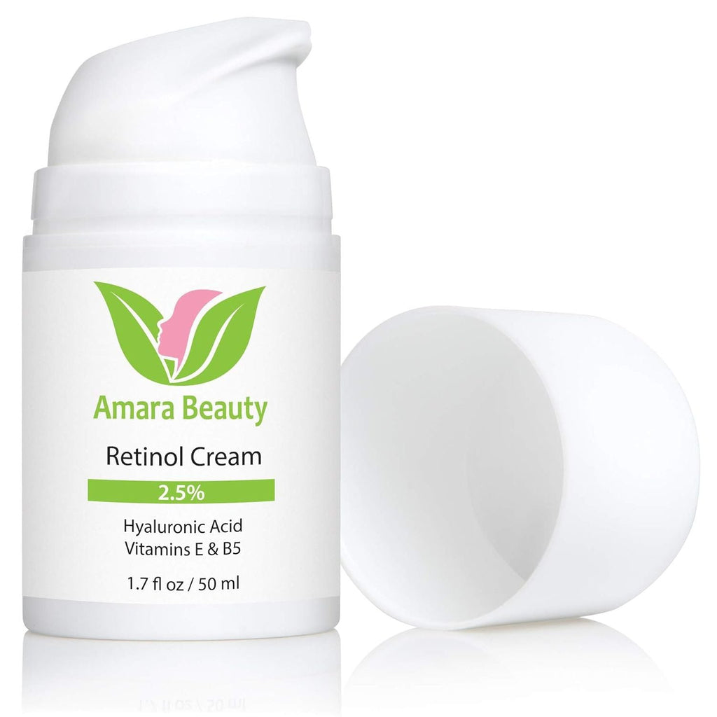 Buy now Retinol Cream for Face 2.5% with Hyaluronic Acid & Vitamins E & B5, 1.7 fl. oz. at indiglob india
