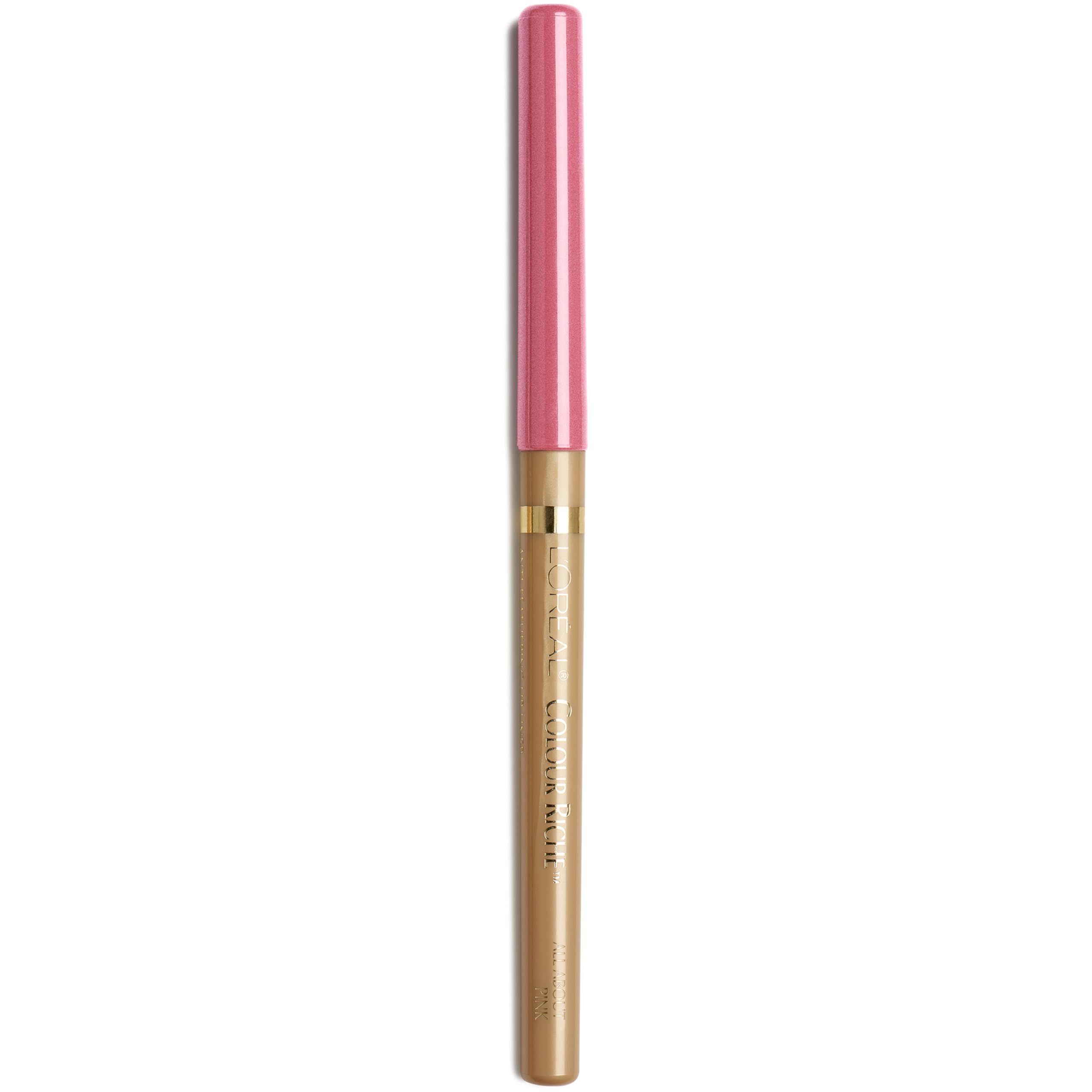 Buy now L'Oreal Paris Colour Riche Lip Liner Pencil, Creamy Lip Liner with Omega 3 and Vitamin E, 783 More Chocolate (Brown) All About Pink 0.01 Ounce (Pack of 1) at indiglob india