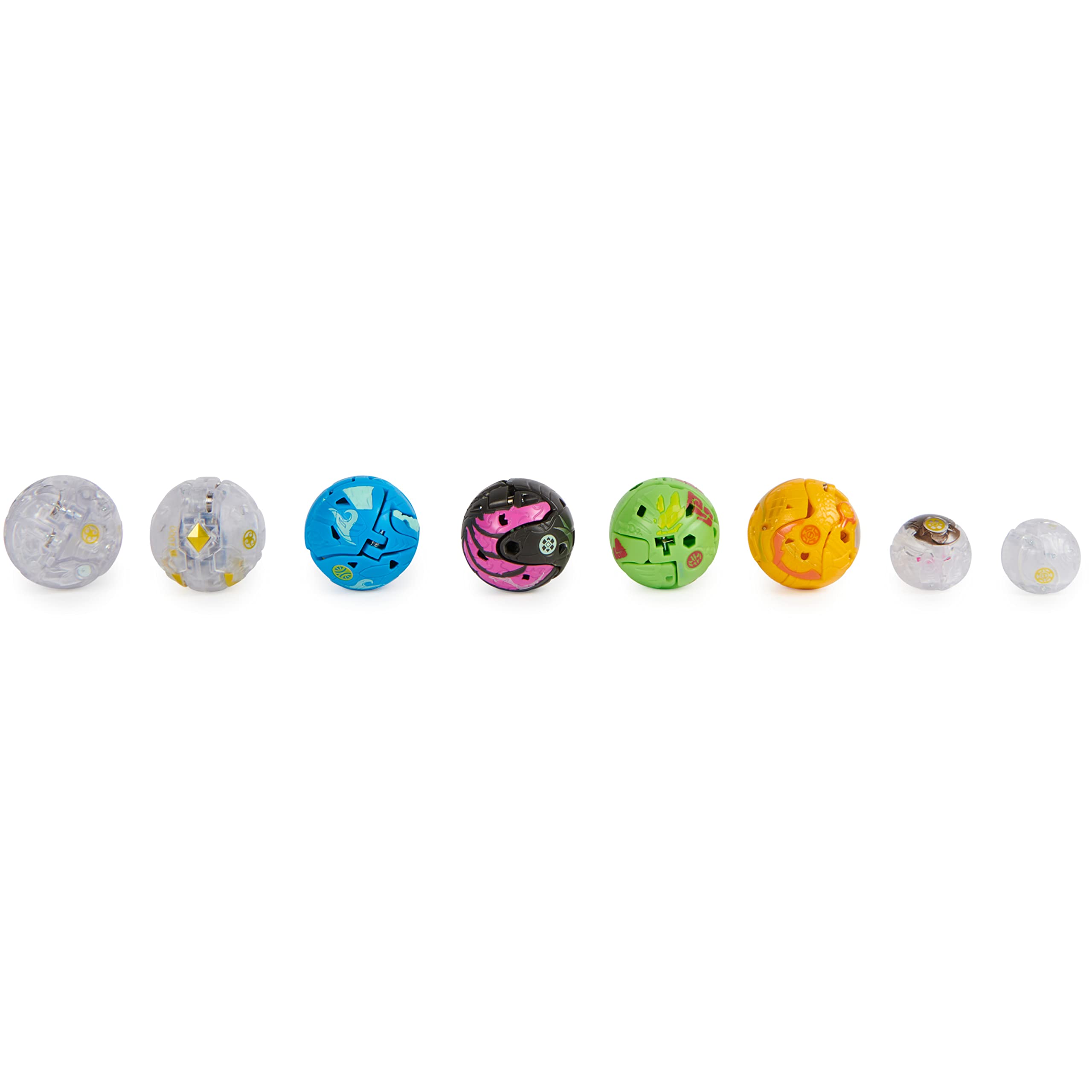 Buy now Bakugan Evolutions Genesis Collection Pack - 2 Light Up Action Figures, 4 Exclusive Bakugan, 2 Nanogan, 8 Cards, 4 BakuCores - Kids Toys for Boys Ages 6 and Up at indiglob india