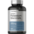 Horbäach Chelated Potassium Gluconate Supplement | 595 mg | 300 Caplets