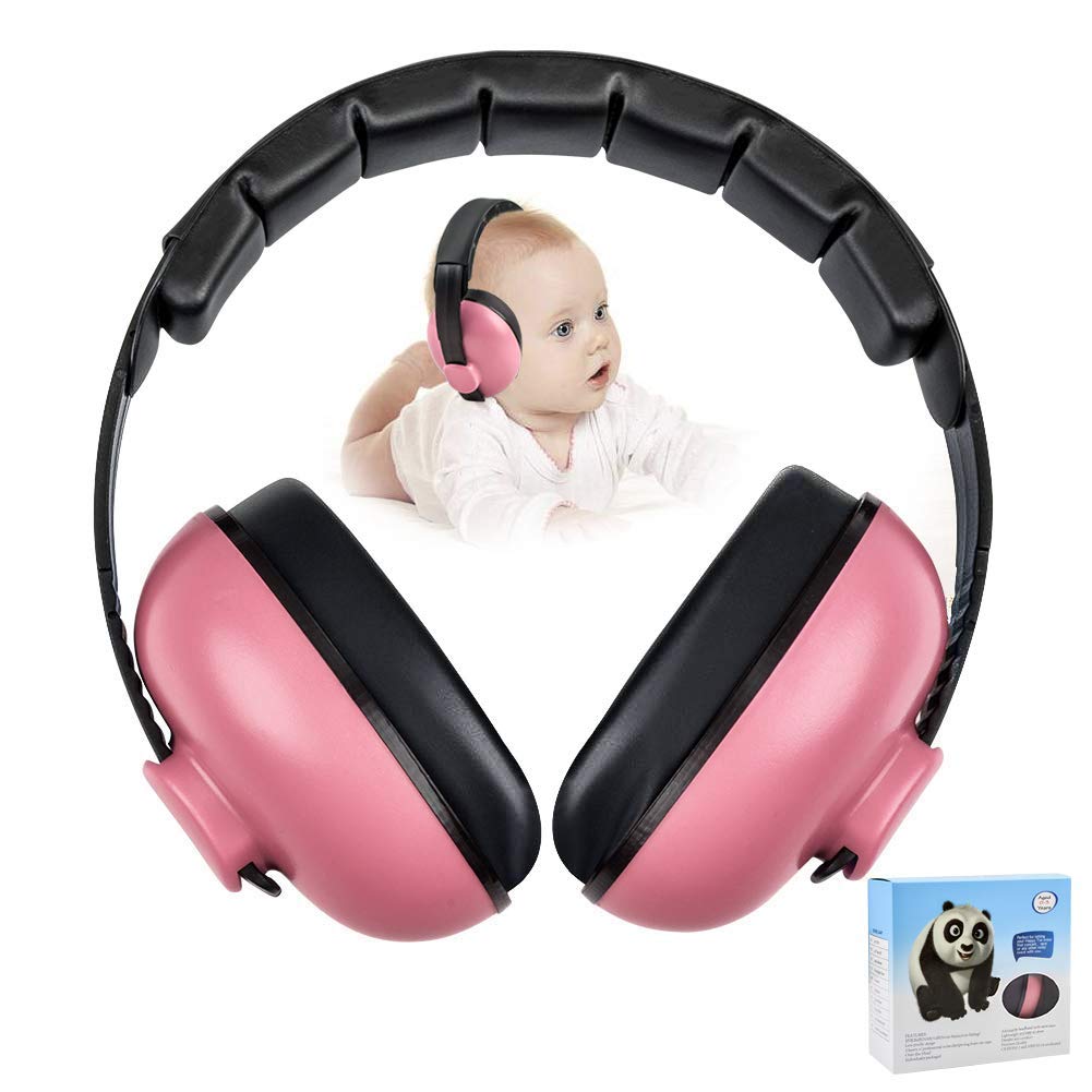 Buy now Baby Ear Protection Noise Cancelling Headphones for Kids Noise Reduction Hearing Protection Earmuffs for 0-3 Years Babies, Toddlers, Infant (Redrose) at indiglob india
