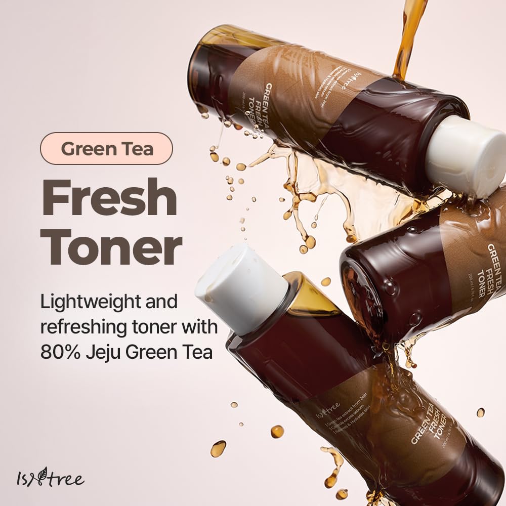 Buy now ISNTREE Green Tea Fresh Toner 200ml, 6.76 fl.oz | Korean Skincare | Toner for Oily Skin | Sebum Control | Hydrating and Refreshing at indiglob india