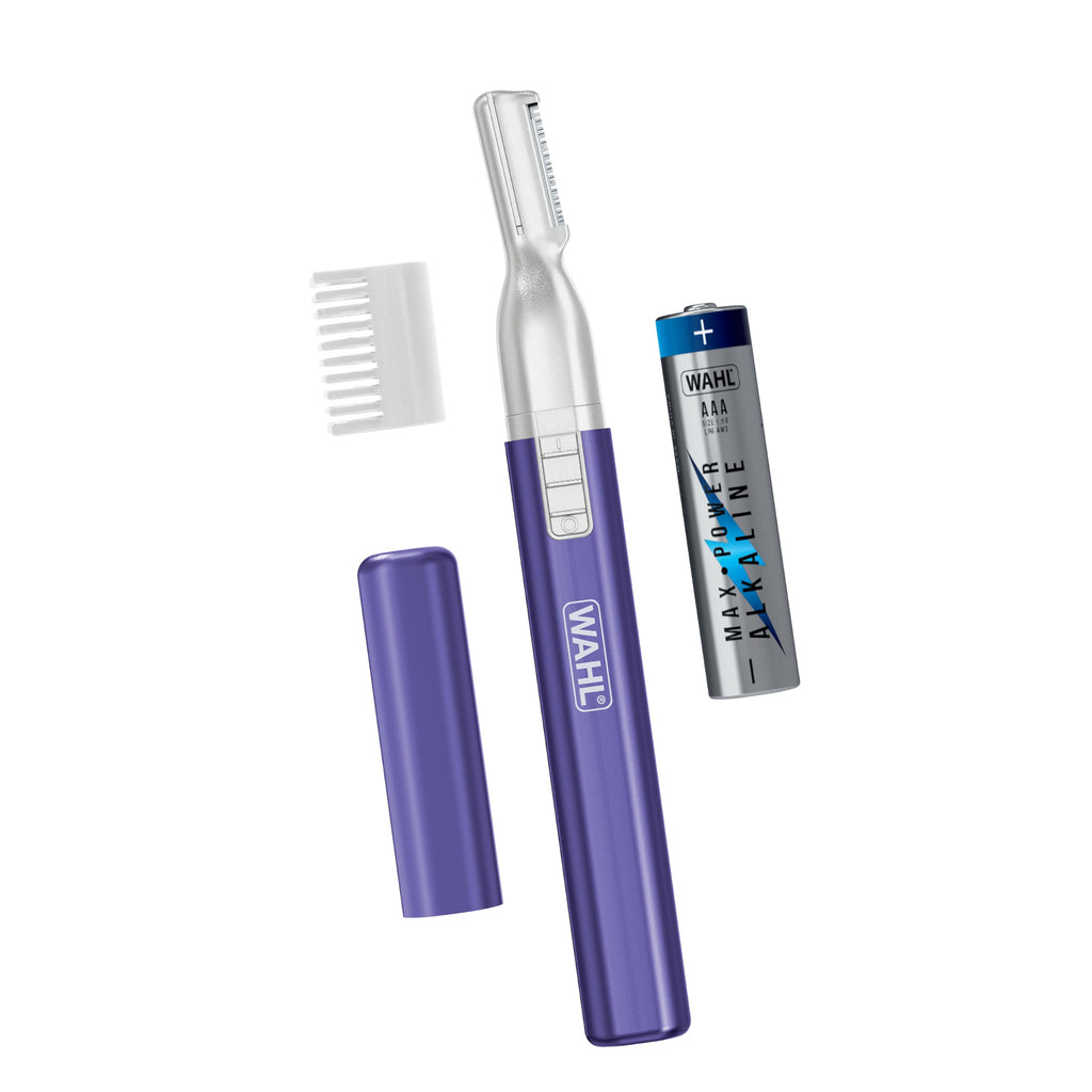 Buy now Wahl Clean & Confident Female Battery Pen Trimmer with Rinseable Blades for Eyebrows, Facial Hair, & Light Grooming- Hygienic Grooming & Easy Cleaning with Battery Included - Model 5640-100 at indiglob india