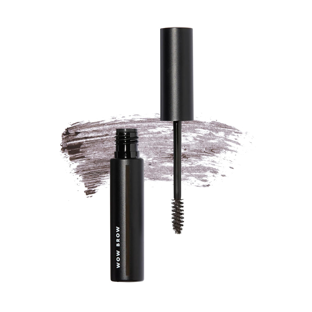 e.l.f. Wow Brow Gel, Volumizing, Buildable, Wax-Gel Hybrid, Creates Full, Voluminous-Looking Brows, Locks Brow Hairs In Place, Brunette