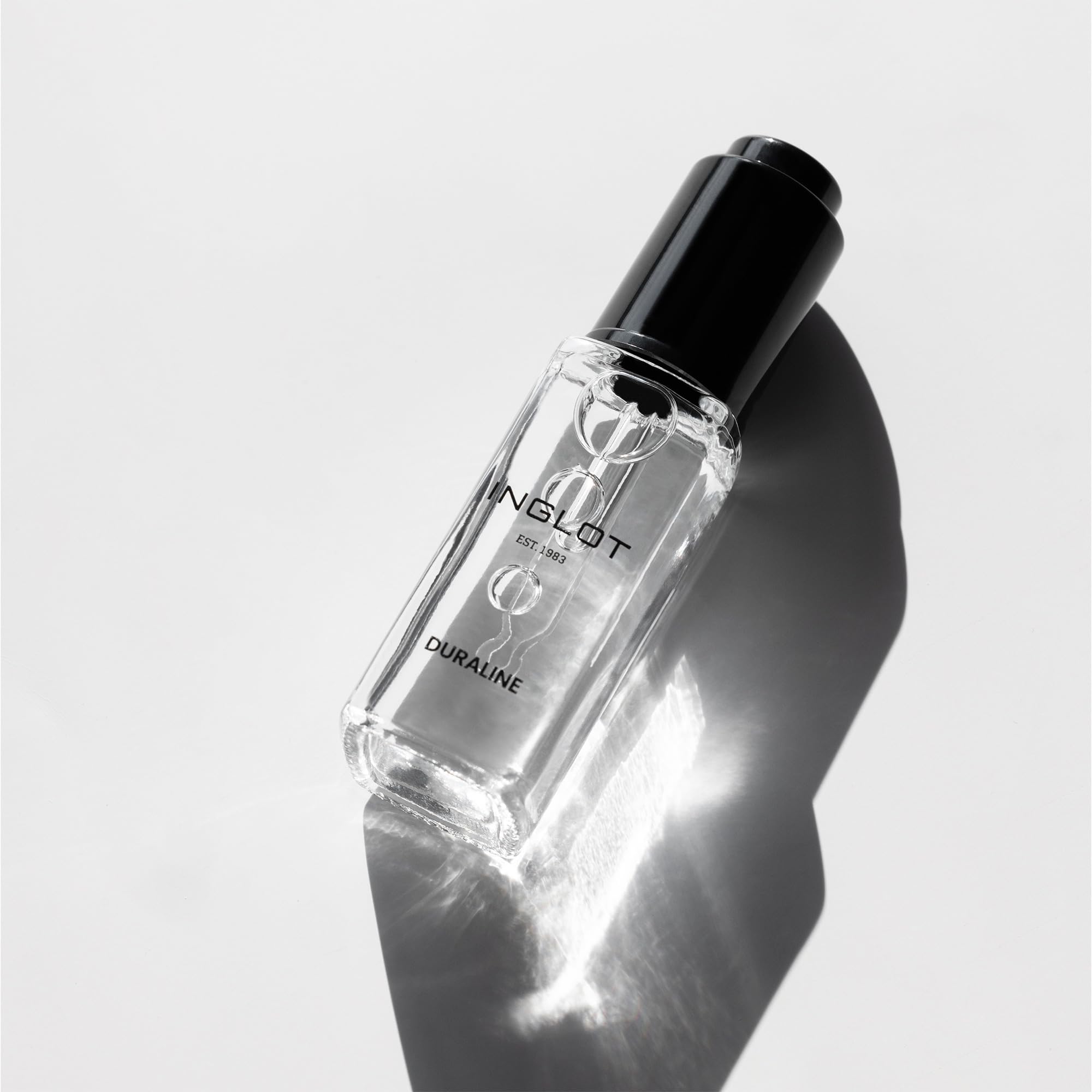 INGLOT Duraline Eyeliner Sealant & Makeup Mixing Liquid Clear 9 ml | Turns any eyeshadow into water-resistant liquid eyeliner; prolongs makeup durability; fragrance- and alcohol-free