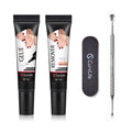 CurvLife Semi Solid Nail Glue, 10g*2pcs Strong Nail Glue for Press Ons | No UV Lamp Needed, Air-Dry Nail Glue Gel Has Gap-Filling Texture for Nail Tips and Press on Nails, Long-Lasting Hold