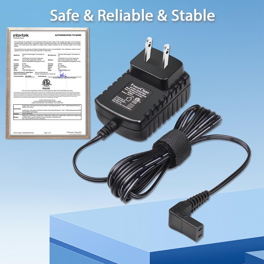 FouceClaus Power Adapter Charger for Wahl Trimmer Models 9864SS, SS2L, WSS3L, 9818A, 5616L, 5701, 9818-5001, 9864, 9870, 9884L2, 9896, 9899 - Only Compatible for Listed Models