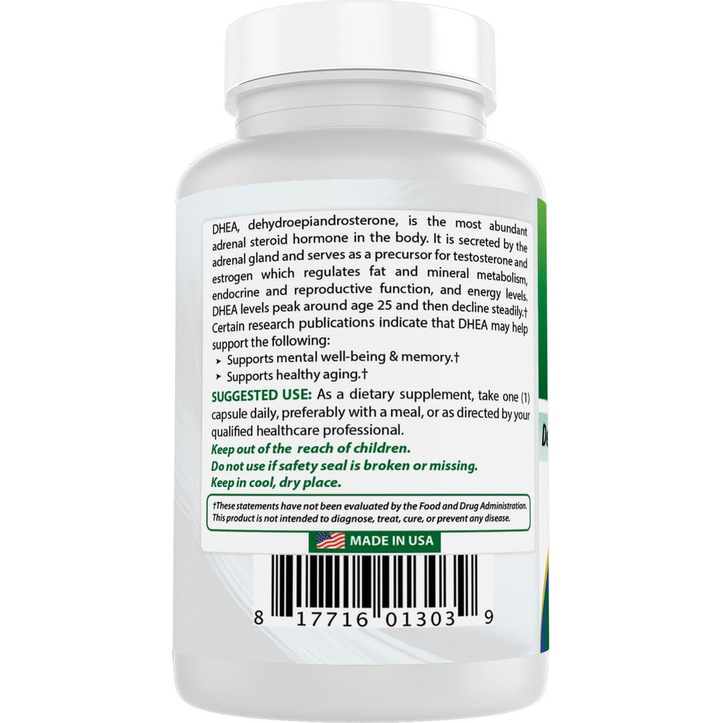 Buy now Best Naturals, Micronized DHEA 25 mg 180 Capsules at indiglob india