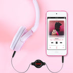 Buy now Cellet Retractable Stereo Auxiliary Cable – 32" Extendable Aux Cord for Car, Headphones, Speakers & More – Compact, Tangle-Free Design – 3.5mm Male to 3.5mm Male Audio Jack – Black at indiglob india