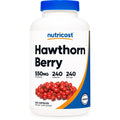 Nutricost Hawthorn Berry Capsules 550mg, 240 Capsules, Gluten-Free