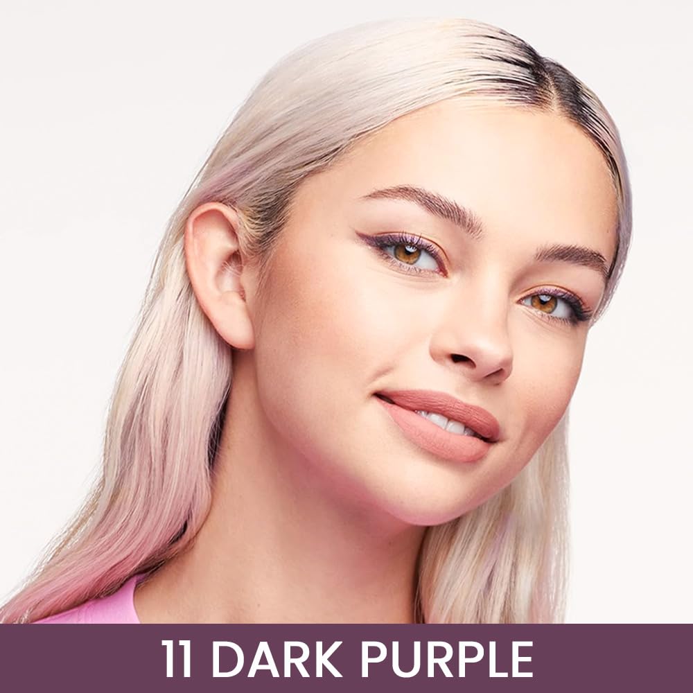 Discover the Kaely 2Pcs Gel Eyeliner Pencil in Dark Purple. 100% genuine product for vibrant, long-lasting color. Perfect for any look.