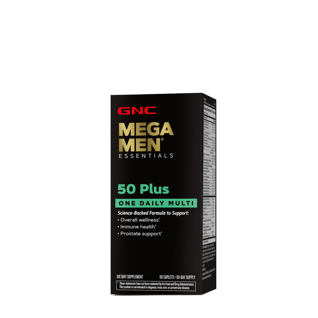 Buy now GNC Mega Men 50 Plus Multivitamin | Antioxidants | Heart Health | Prostate and Circulatory Support | 1 Daily at indiglob india