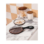 Wet Brush Ceramic Speed Dry Detangler, Black, Vented Blow-Dry Hair Brush | Soft HeatFlex Bristles, Up to 45% Faster Drying with Less Breakage, Smooth Shine & Easy Styling for All Hair Types
