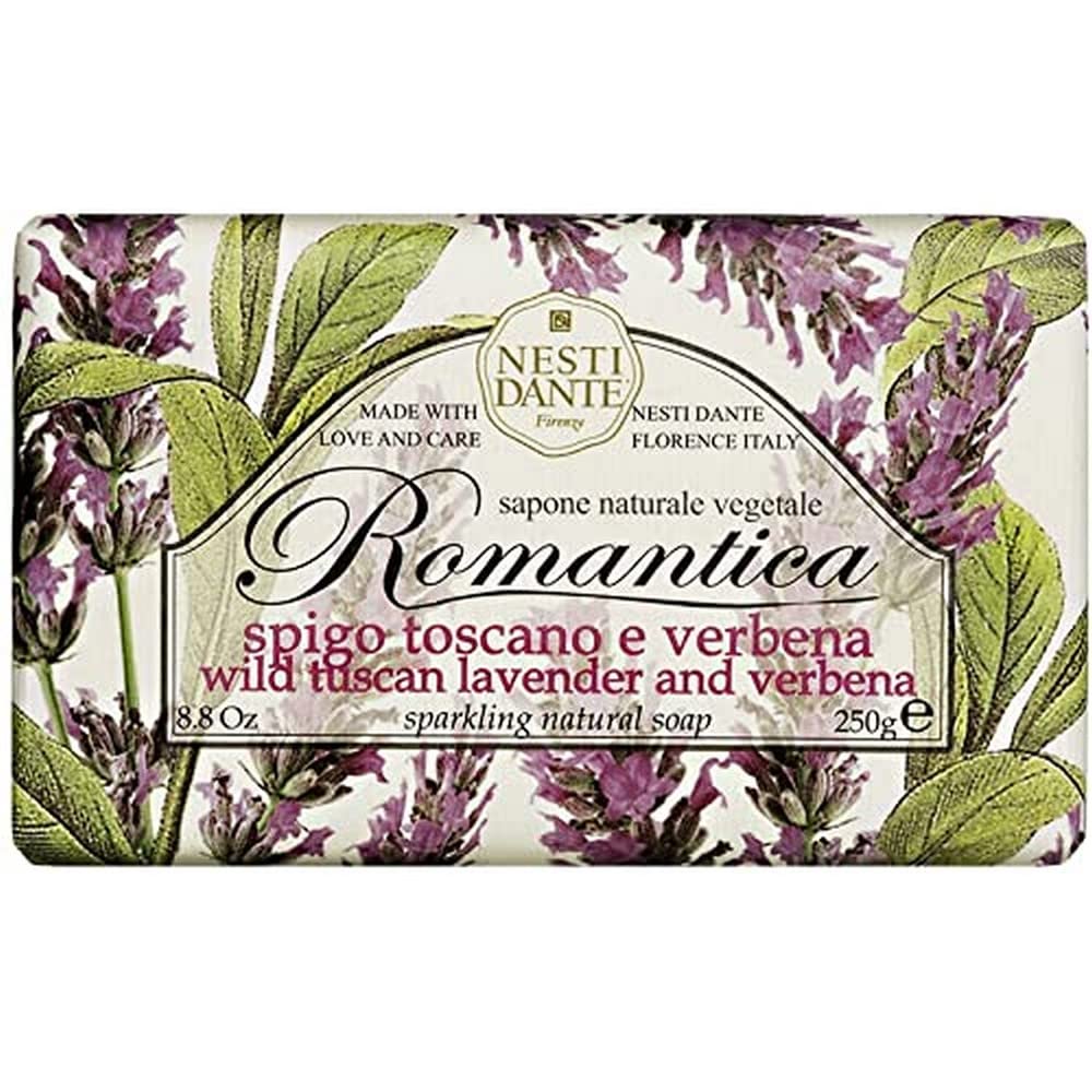 Buy now Nesti Dante Romantica Sparkling Natural Soap - Wild Tuscan Lavender & Verbena 250g/8.8oz Default at indiglob india