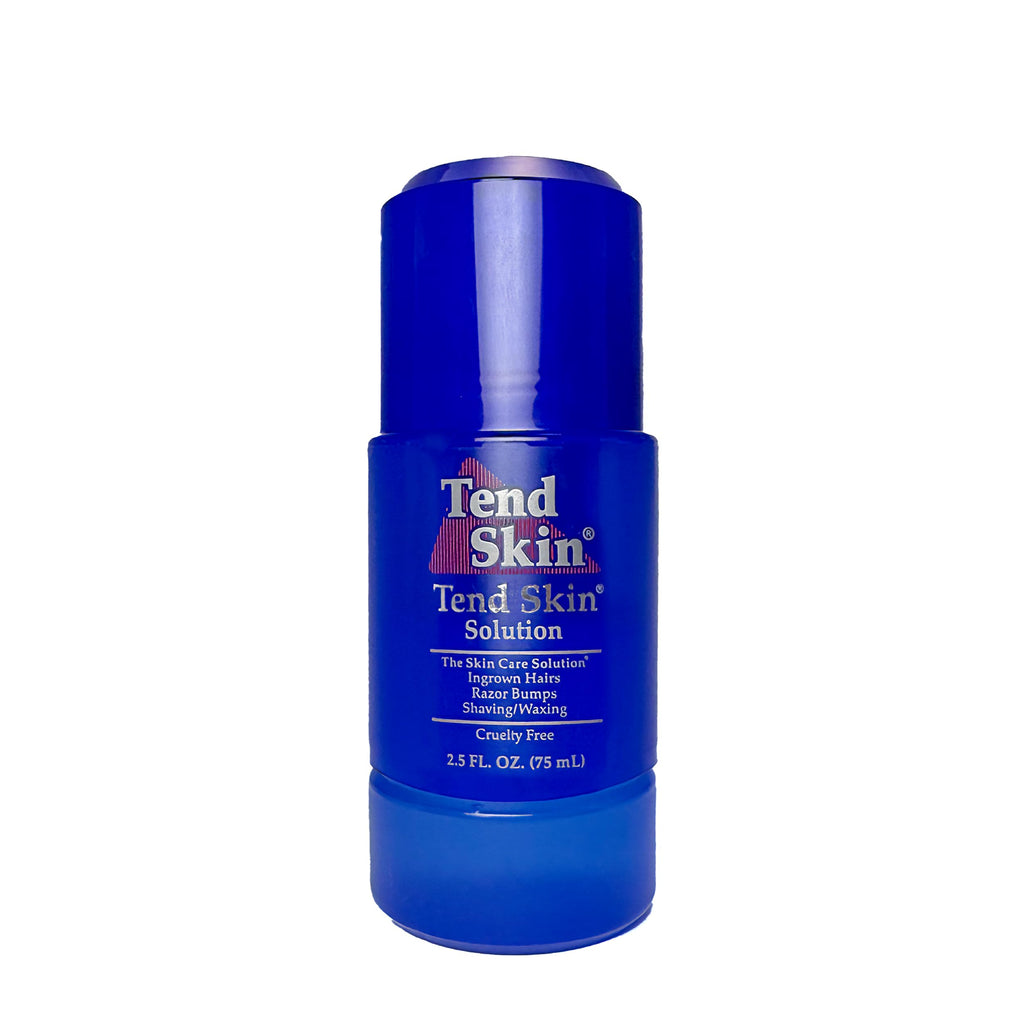 Tend Skin Refillable Roll-On Solution For Razor Bumps & Ingrown Hair 2.5 Oz | Solution for Unsightly Razor Burns, Post Shaving and Waxing Toner, Deodorant, Made in USA