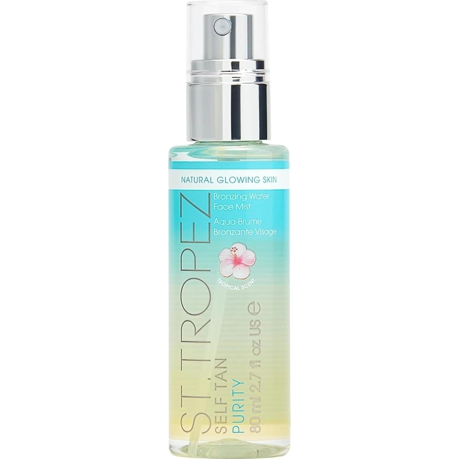 St. Tropez Self Tan Purity Face Mist, Natural Sunkissed Glow Face Tan with Hyaluronic Acid & Antioxidants, Vegan, Natural & Cruelty Free Face Care, 2.7 Fl Oz