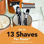 BIC Flex 5 Men's Refillable 5-Blade Razors with 7 Cartridges | Lubricating Strip with Aloe and Vitamin E, Pivoting Head, Precision Edging Blade, 8-Piece Shaving Kit