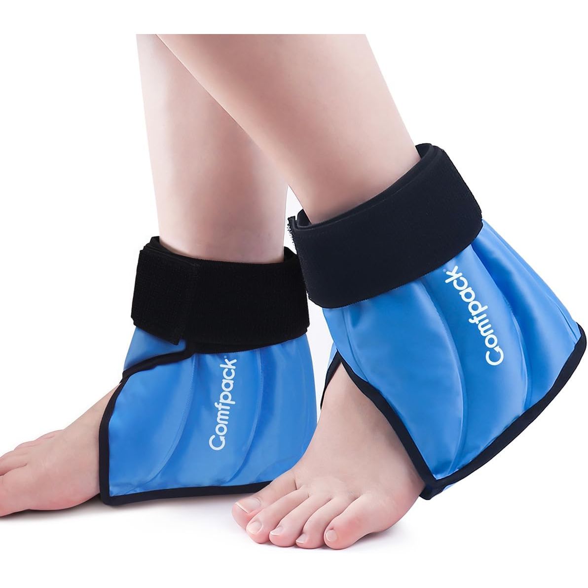 Buy now Heel Ice Pack Wrap for Plantar Fasciitis Relief, Ankle Ice Pack Wrap for Swelling, FSA Eligible, Reusable Gel Cold Pack for Foot Pain Relief, Achilles Tendonitis, Ankle Sprain, Heel Pain Blue-2 Packs at indiglob india