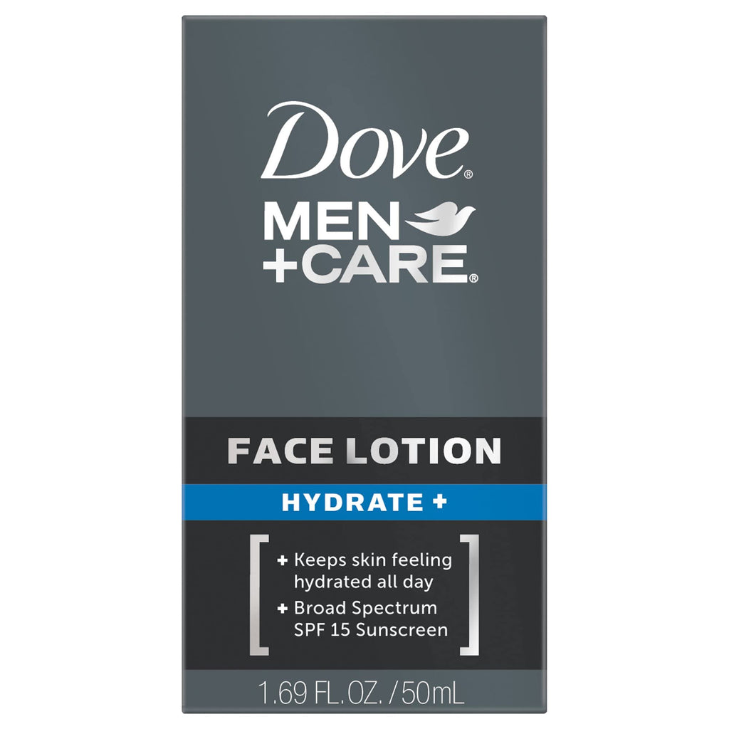 Buy now Dove Men + Care Face Lotion Hydrate with Broad Spectrum SPF 15, 1.69 Fl Oz at indiglob india