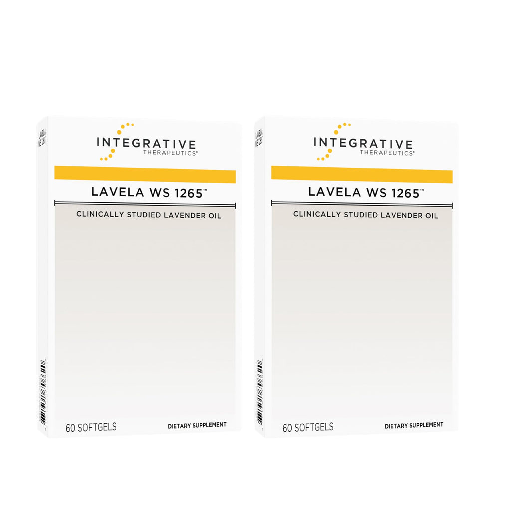 Integrative Therapeutics Lavela WS 1265 - Silexan Supplement for Sleep & Stress Support* - Lavender Essential Oil - 60 Softgels (60 Servings)