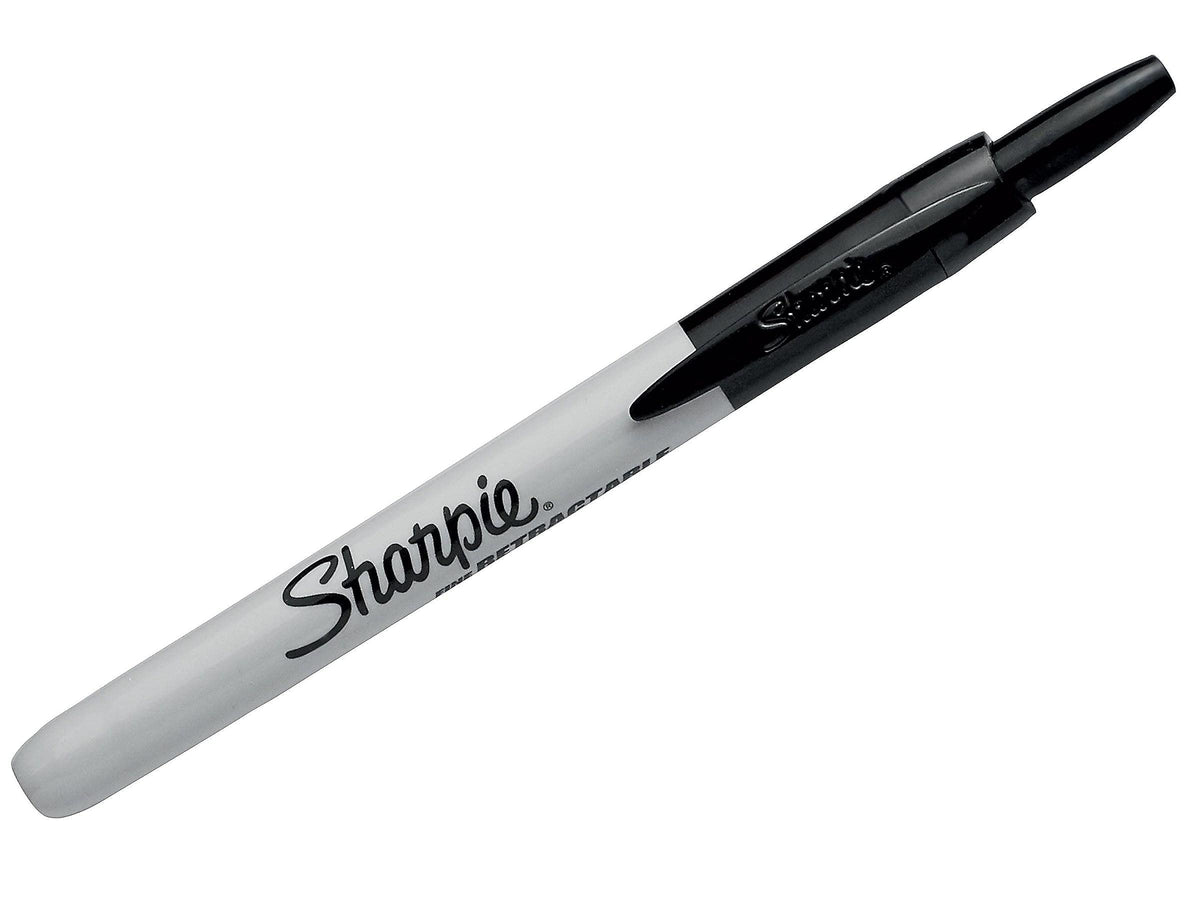 Sharpie Black Retactable Fn Pt
