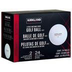 Kirkland Signature V3.0#1654518 Performance Plus 3-Piece Urethane Covered Golf Ball (2 Dozen, 24 Balls)