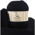 Buy now TEHETE 100% Merino Wool Yarn for Knitting 3-Ply Luxury Warm Soft Lightweight Crochet Yarn (Black) 1 Ball Black at indiglob india