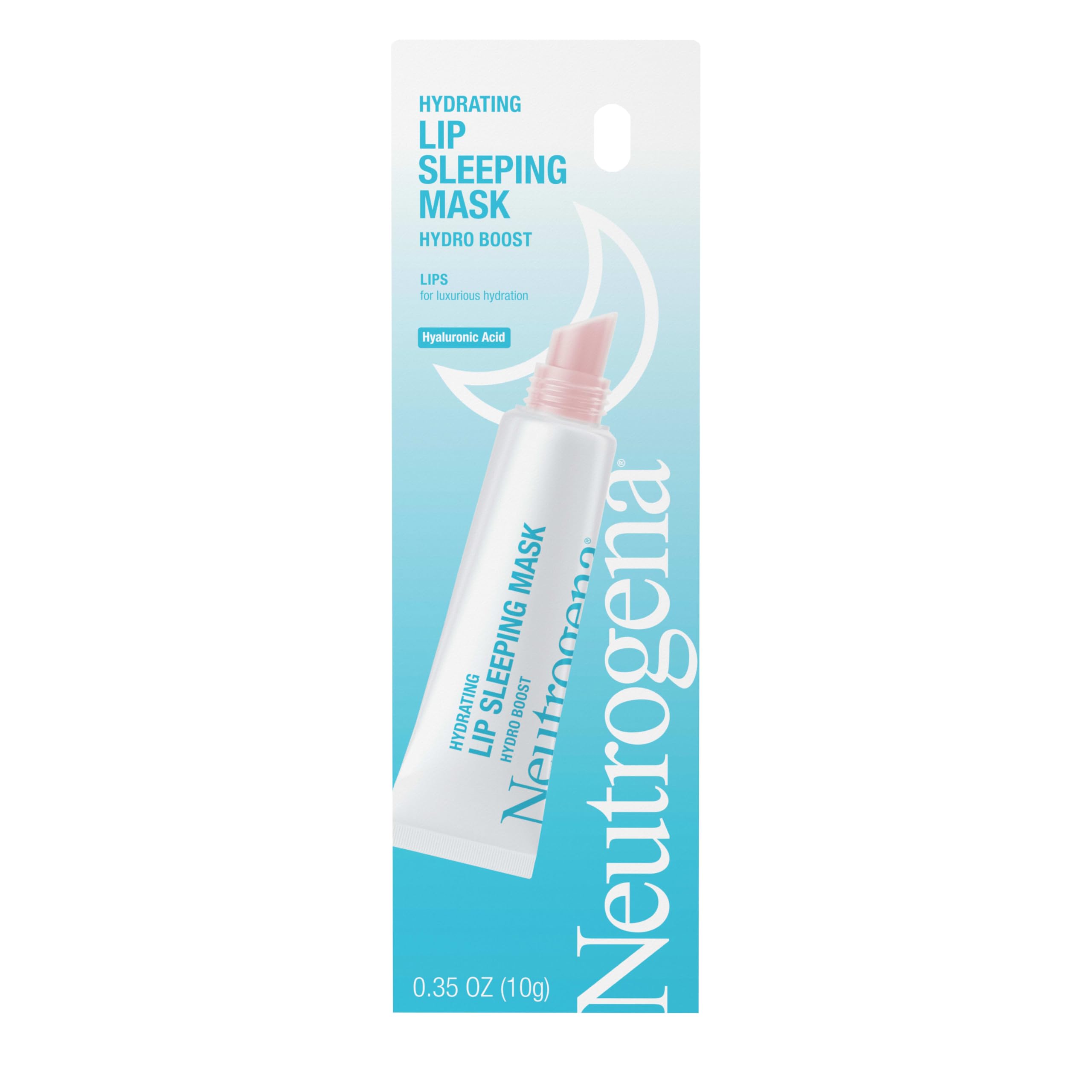 Buy now Neutrogena Hydro Boost Hydrating Lip Sleeping Mask with Hyaluronic Acid, Clear Overnight and Daily Moisturizing Treatment for Very Dry Lips, Fragrance Free Squeeze Tube Lip Balm, 0.35 oz at indiglob india