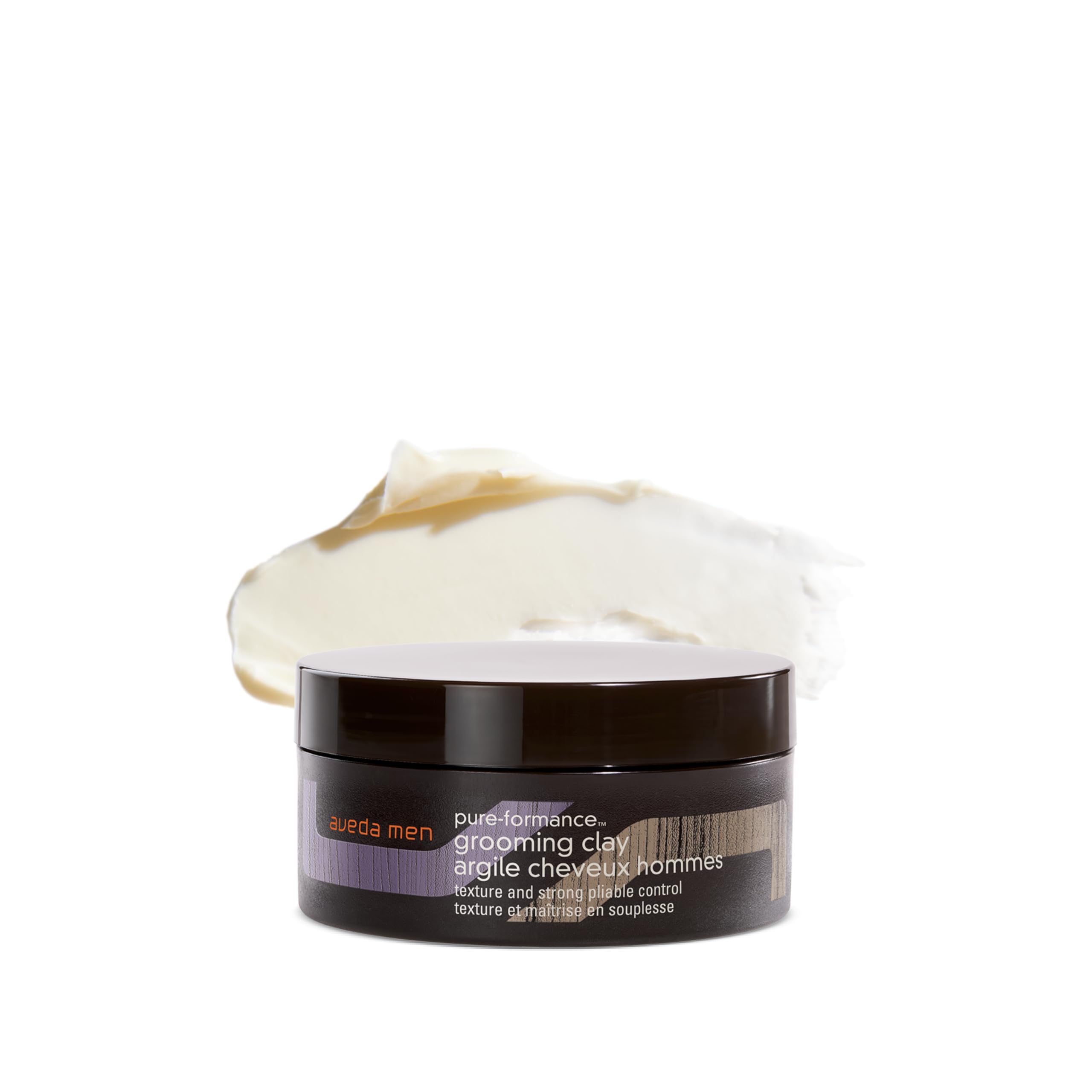 Aveda Men Pure-Formance Grooming Clay | Strong Pliable Hold | Matte Finish | Lightweight Hair Styling Clay | 92% Naturally Derived*, 2.5 Ounce