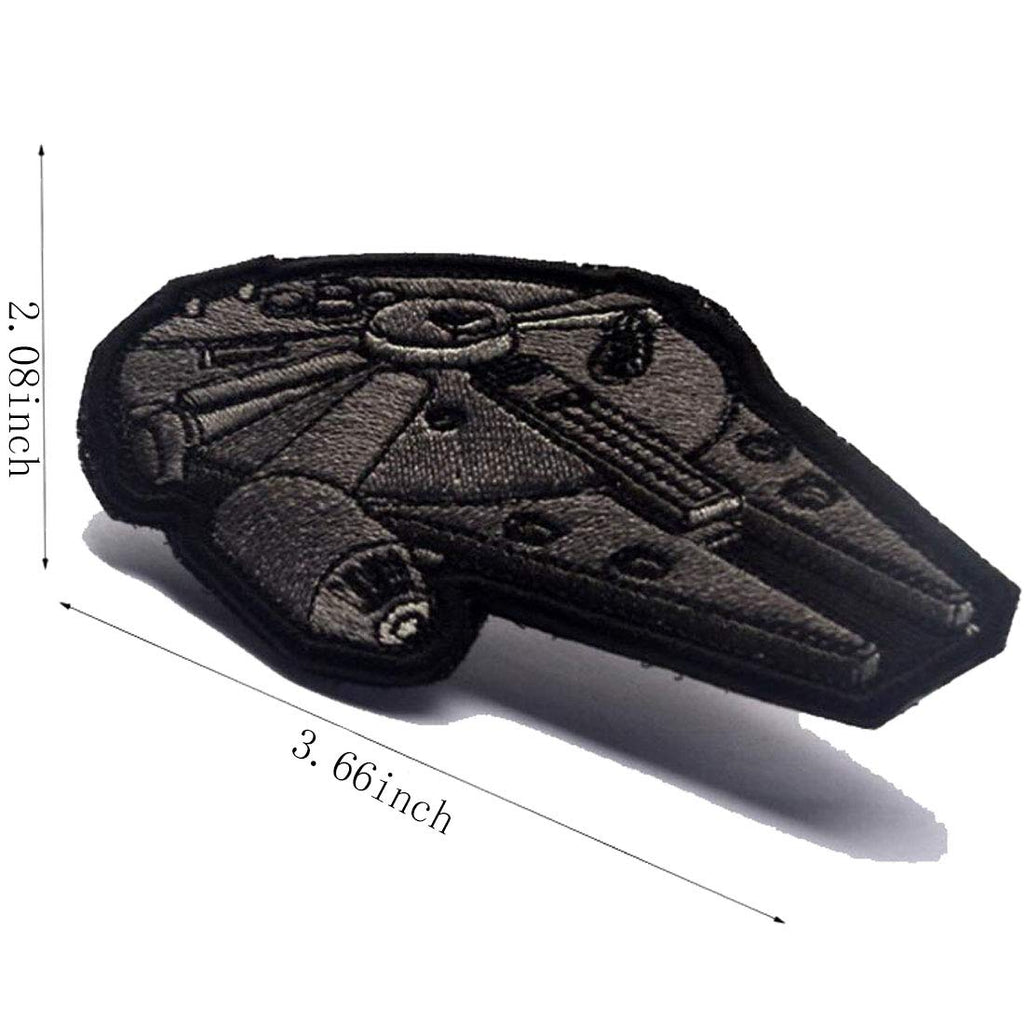 Buy now 4 Pieces Embroidered Morale Hook and Loop Fastener Tactical Patches at indiglob india