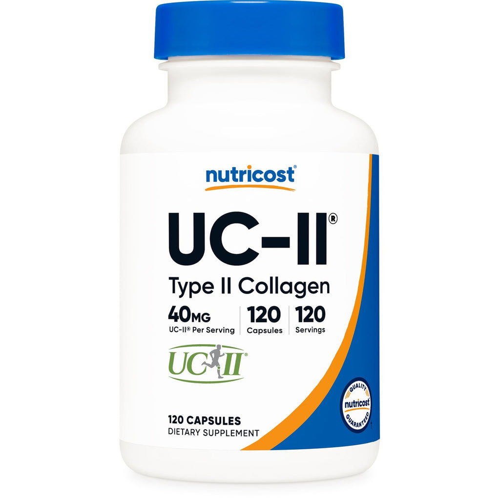 Nutricost UC-II Collagen 40mg, 120 Capsules, Gluten-Free, GMO-Free
