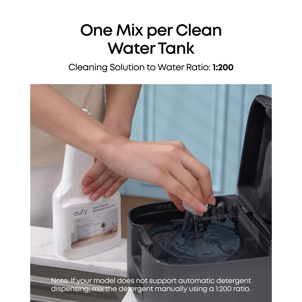 eufy Official Floor Cleaning Solution for E35, E28, C28, 473 ml