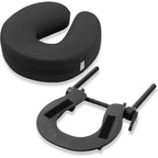 Buy now Saloniture Adjustable Massage Table Face Cradle and Pillow 3" Foam - Black Black at indiglob india